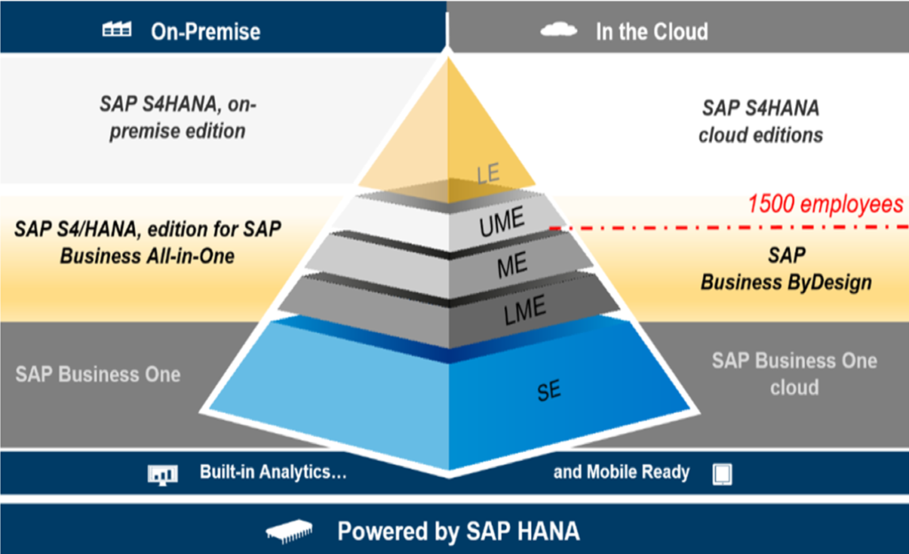 SAP Cloud ERP Producten